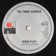 7'' - The Three Degrees - Woman In Love - Solid Center