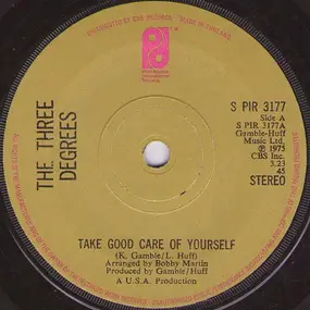 The Three Degrees - Take Good Care Of Yourself