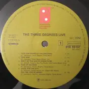 LP - The Three Degrees - The Three Degrees Live