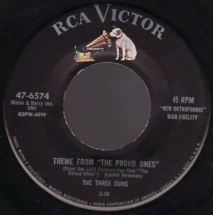 The Three Suns - Haunted Guitar / Theme From 'The Proud Ones'