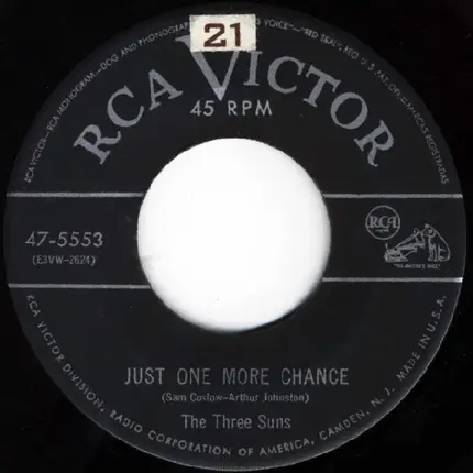 The Three Suns - The Creep / Just One More Chance