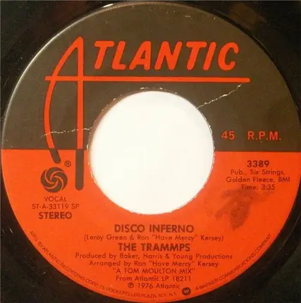 The Trammps - Disco Inferno