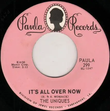 The Uniques - All It Took Was Love / It's All Over Now