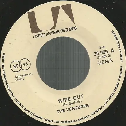 The Ventures - Walk Don't Run / Wipe-Out