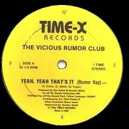 Vicious Rumor Club - Yeah, Yeah That's It (Rumor Rap)