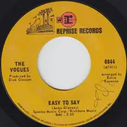 7'' - The Vogues - Green Fields / Easy To Say
