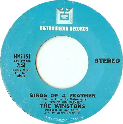 The Winstons - The Greatest Love / Birds Of A Feather