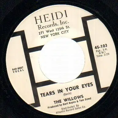 The Willows - Tears In Your Eyes / It's Such A Shame