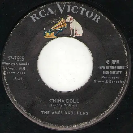 The Ames Brothers - Christopher Sunday / China Doll