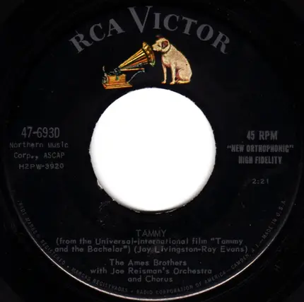 The Ames Brothers With Joe Reisman And His Orchestra And Chorus - Rockin' Shoes / Tammy