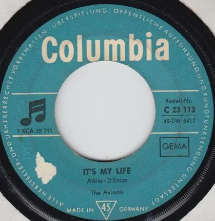 The Animals - It's My Life