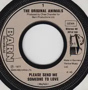 7'' - The Animals - Please Send Me Someone To Love