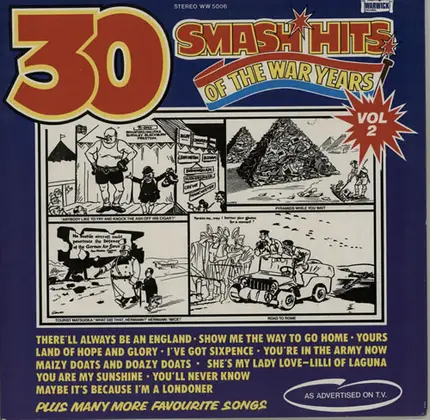 The Band Of Her Majesty's Guards Division And Chorus - 30 Smash Hits Of The War Years Vol. 2