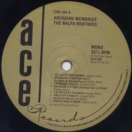 The Balfa Brothers - Arcadian Memories