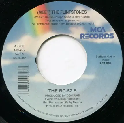 The BC-52's - (Meet) The Flintstones