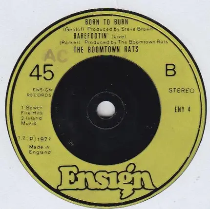 The Boomtown Rats - Lookin' After No. 1