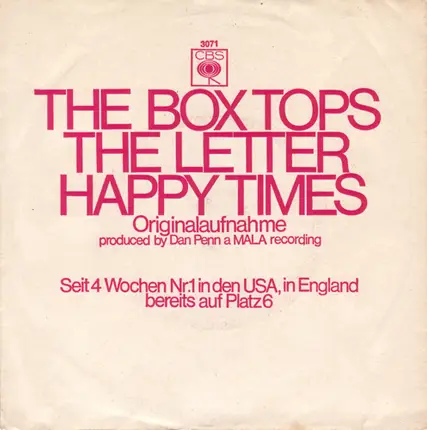 The Box Tops - The Letter / Happy Times