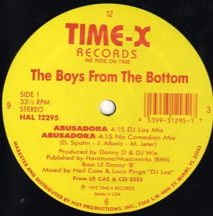 The Boys From The Bottom - Abusadora