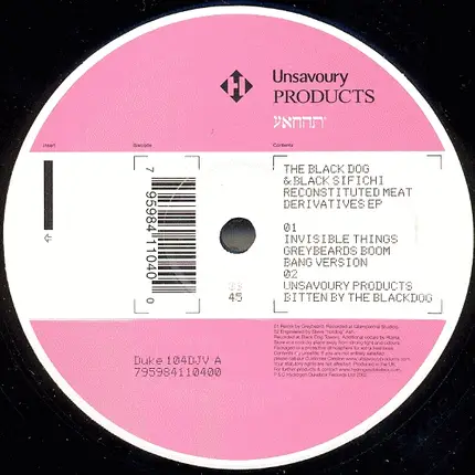 The Black Dog & Black Sifichi - Reconstituted Meat Derivatives EP