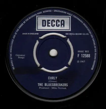 The Bluesbreakers - Curly / Rubber Duck