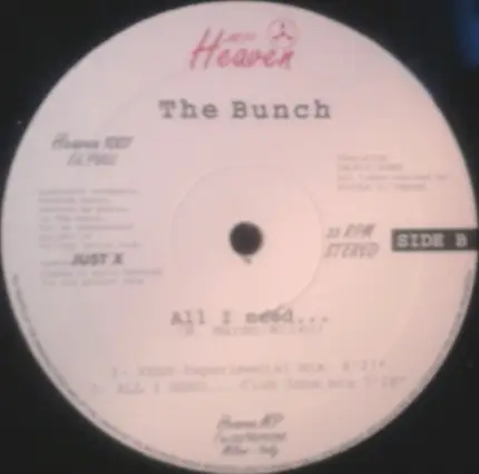 The Bunch - All I Need