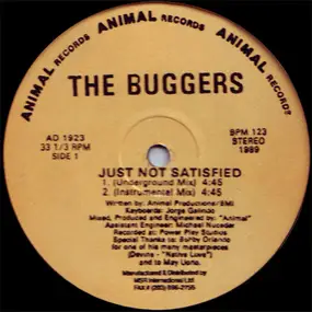 The Buggers - Just Not Satisfied