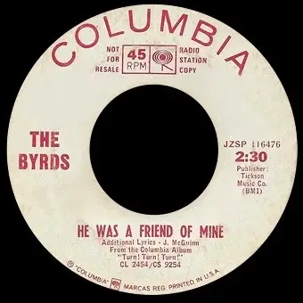 The Byrds - He Was A Friend Of Mine