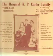 The Carter Family - The Original A. P. Carter Family - Their Last Recording