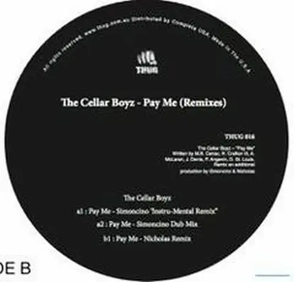 The Cellar Boys - Pay Me Back Rmxs