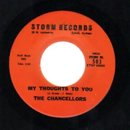 The Chancellors - My Thoughts To You / I Really Really Do