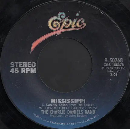 The Charlie Daniels Band - Passing Lane / Mississippi