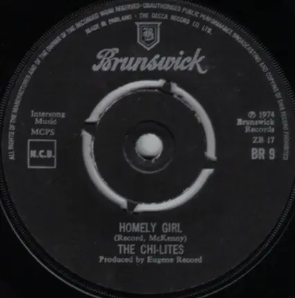 The Chi-Lites - Homely Girl