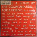 7'' - The Communards - For A Friend