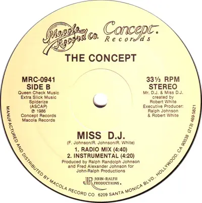 The Concept - Miss D.J.