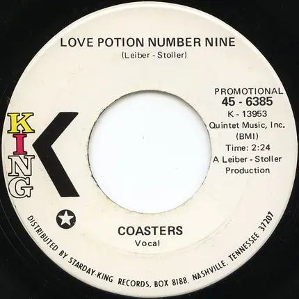 The Coasters - Love Potion Number Nine