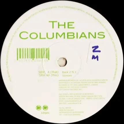 The Columbians - Back 2 N.Y.