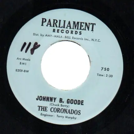 The Coronados - Johnny B. Goode / Shook Me Down