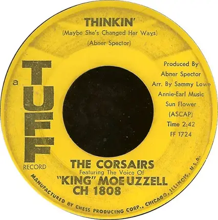The Corsairs - Smoky Places / Thinkin'