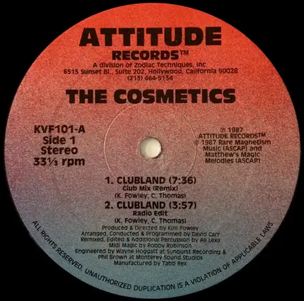 The Cosmetics - Clubland