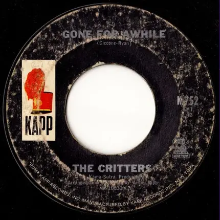 The Critters - Younger Girl / Gone For Awhile