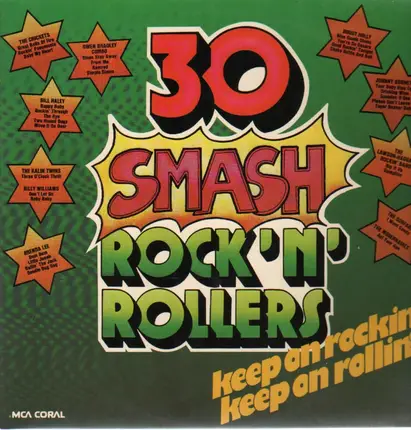 The Crickets, Buddy Holy, Bill Haley, ... - 30 Smash Rock'n'Rollers