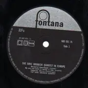 LP - The Dave Brubeck Quartet - In Europe