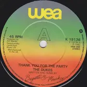 7'' - The Dukes - Thank You For The Party