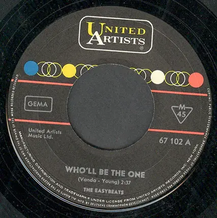 The Easybeats - Who'll Be The One / Saturday Night