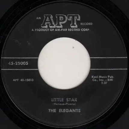 The Elegants - Little Star / Getting Dizzy