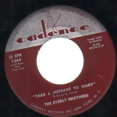 The Everly Brothers - Take A Message To Mary