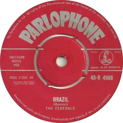 The Federals - Brazil / In A Persian Market