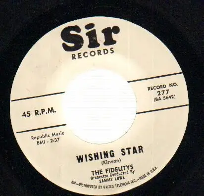 The Fidelity's - Wishing Star / Broken Love