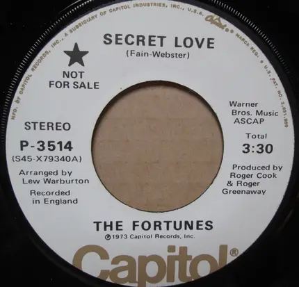 The Fortunes - Secret Love