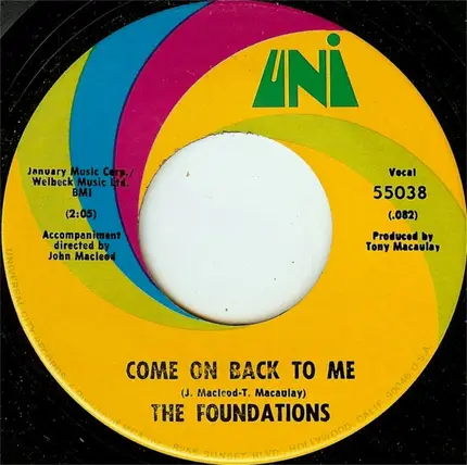The Foundations - Baby, Now That I've Found You